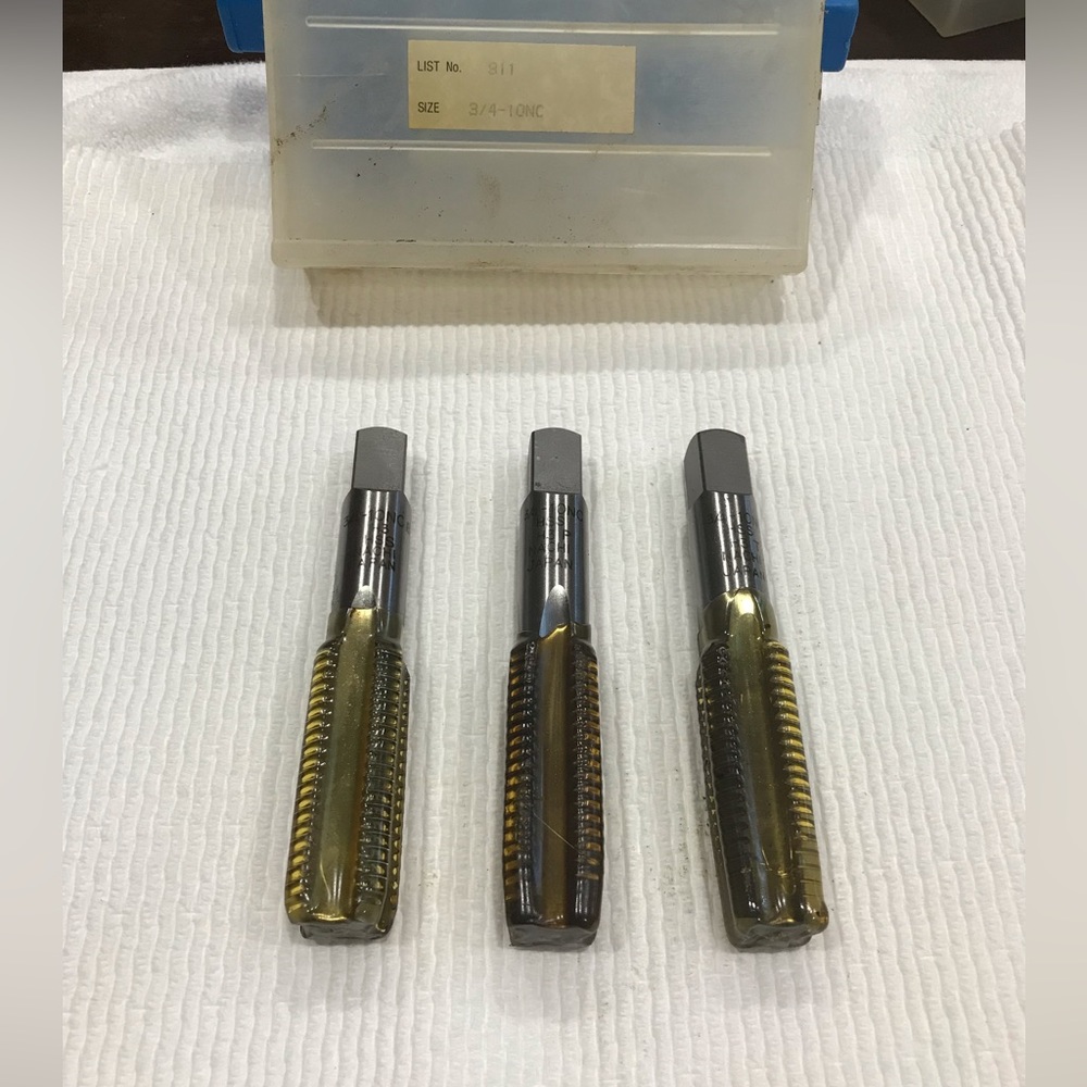 Nachi Hand Tap Set, 3 Pc, HSS 3/4 - 10 NC / NC B / H3 / H3 P / H3 T Nachi Japan